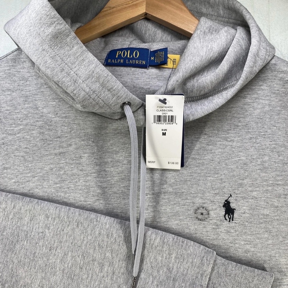 Classic Grey Heather Pullover Hoodie with Drawstring